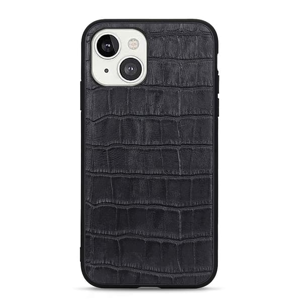 iPhone 13 Skal Krokodilmönster Svart