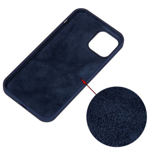 iPhone 13 Pro Skal Silikon Mörkblå