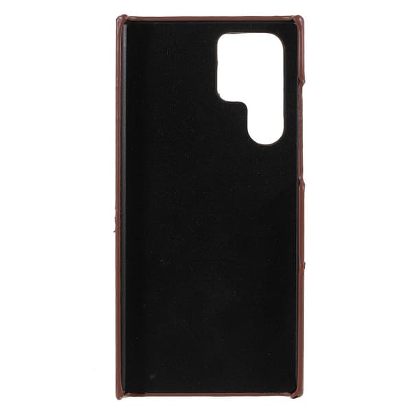 Card Slots Case Samsung Galaxy S22 Ultra Brun