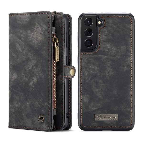 CaseMe Plånboksfodral Galaxy S21 FE Multi-Slot Svart