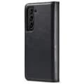 Miniatyrbild 9 av 10: DG.MING 2-in-1 Magnet Wallet Samsung Galaxy S22 Black