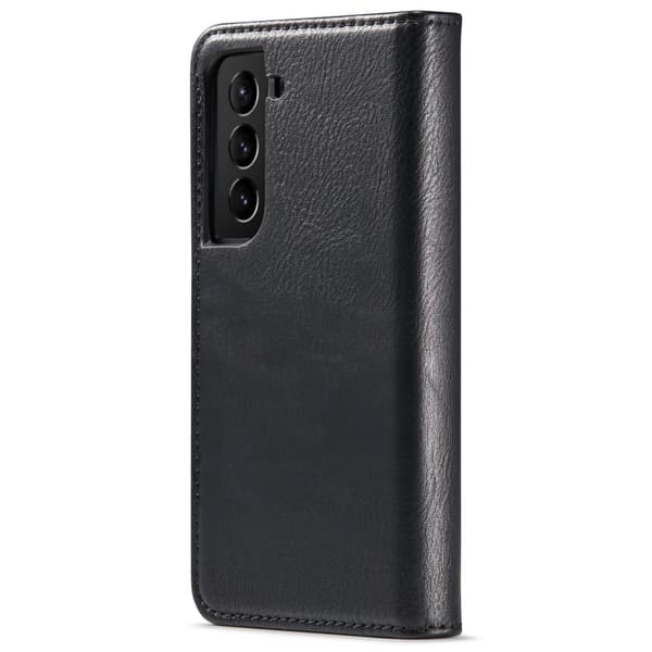 DG.MING 2-in-1 Magnet Wallet Samsung Galaxy S22 Black
