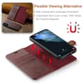 Miniatyrbild 3 av 10: DG.MING 2-in-1 Magnet Wallet Samsung Galaxy S22 Red