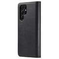 Miniatyrbild 7 av 9: DG.MING 2-in-1 Magnet Wallet Samsung Galaxy S22 Ultra Black