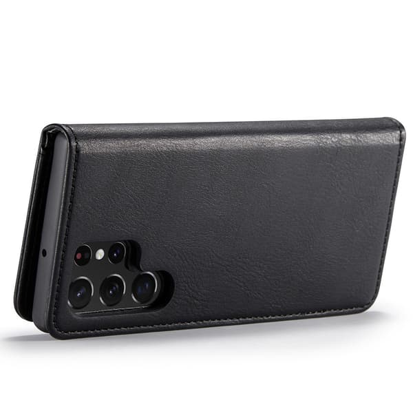 DG.MING 2-in-1 Magnet Wallet Samsung Galaxy S22 Ultra Black