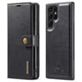 Miniatyrbild 1 av 9: DG.MING 2-in-1 Magnet Wallet Samsung Galaxy S22 Ultra Black