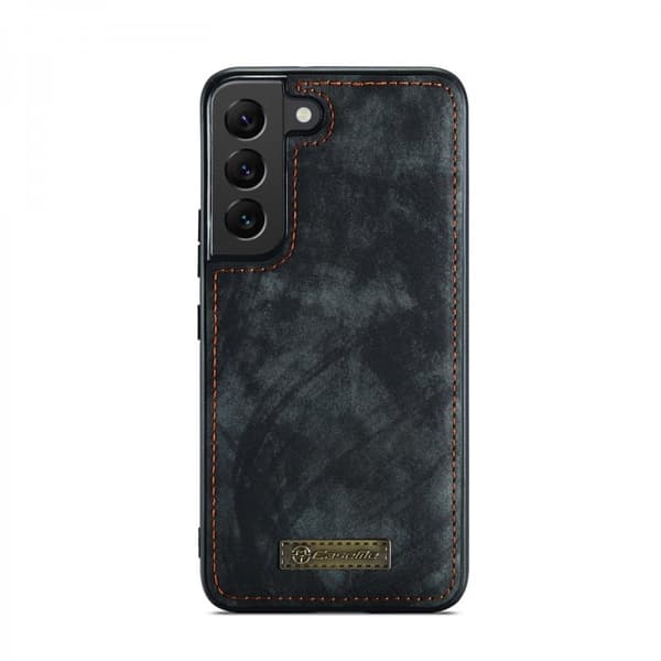 CaseMe Multi-Slot 2 i 1 Plånboksfodral Galaxy S22 Svart