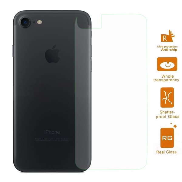 iPhone 7/8/SE Baksida Skydd Härdat Glas 0.3mm
