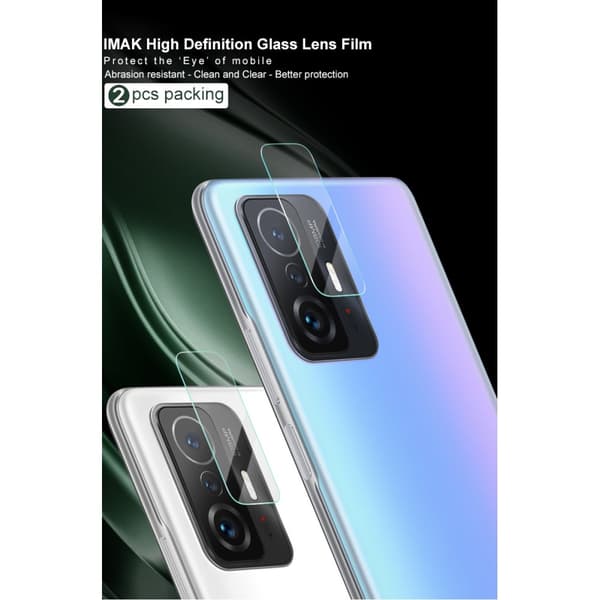 IMAK 2 Pack Härdat Glas Linsskydd Xiaomi 11T/11T Pro