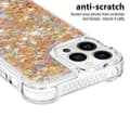 Miniatyrbild 4 av 5: Glitter Bling TPU Case iPhone 14 Pro Max Guld