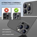 Miniatyrbild 3 av 6: Hat Prince Aluminium Kameraskydd iPhone 14 Pro/iPhone 14 Pro Max Silver