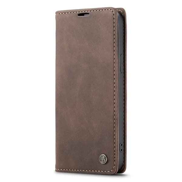 CaseMe Slim Plånboksfodral iPhone 14 Plus Brun