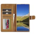 Miniatyrbild 2 av 7: LC.IMEEKE Plånboksfodral Samsung Galaxy S22 Ultra Cognac