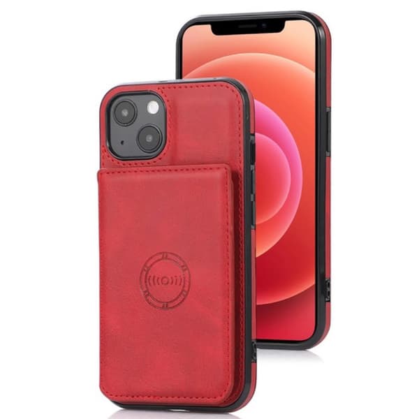 iPhone 14 - Elegant Praktiskt Floveme Skal med Korthållare