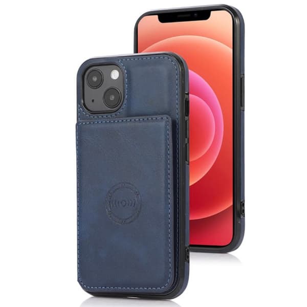 iPhone 14 - Elegant Praktiskt Floveme Skal med Korthållare
