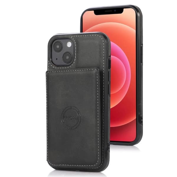 iPhone 14 - Elegant Praktiskt Floveme Skal med Korthållare