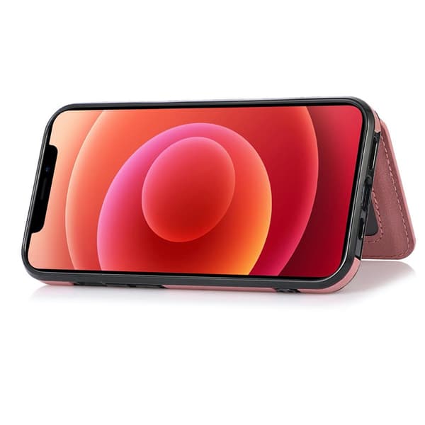 iPhone 14 - Elegant Praktiskt Floveme Skal med Korthållare