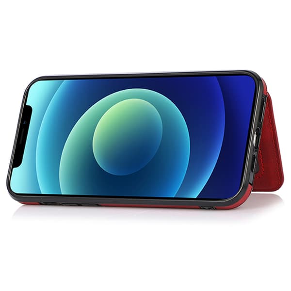 iPhone 14 - Elegant Praktiskt Floveme Skal med Korthållare
