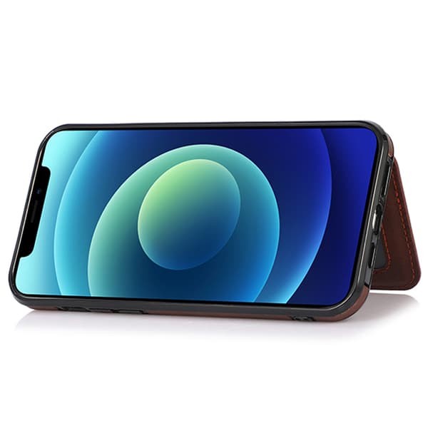 iPhone 14 - Elegant Praktiskt Floveme Skal med Korthållare