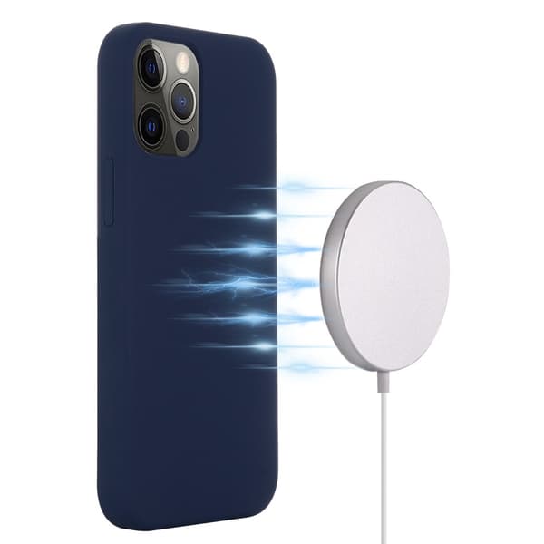 MagSafe Silikonskal iPhone 13 Pro Midnattsblå
