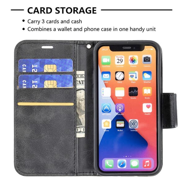 iPhone 13 Mini Mobilväska Svart