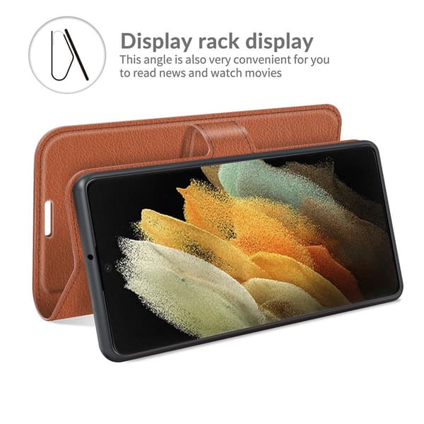 Mobilfodral Samsung Galaxy S22 Ultra Brun