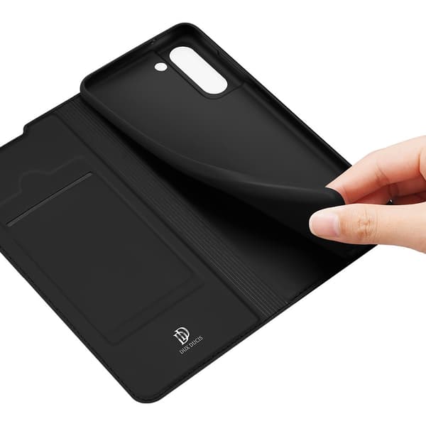 Dux Ducis Skin Pro Läderfodral Samsung Galaxy S21 FE Svart