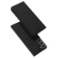 Miniatyrbild 1 av 7: Dux Ducis Skin Pro Läderfodral Samsung Galaxy S21 FE Svart