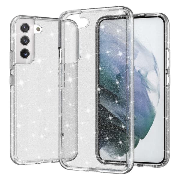 Samsung Galaxy S22 Skal Glitter Transparent