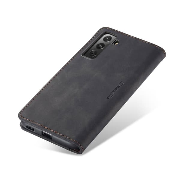 CaseMe Slim Plånboksfodral Samsung Galaxy S22 Svart