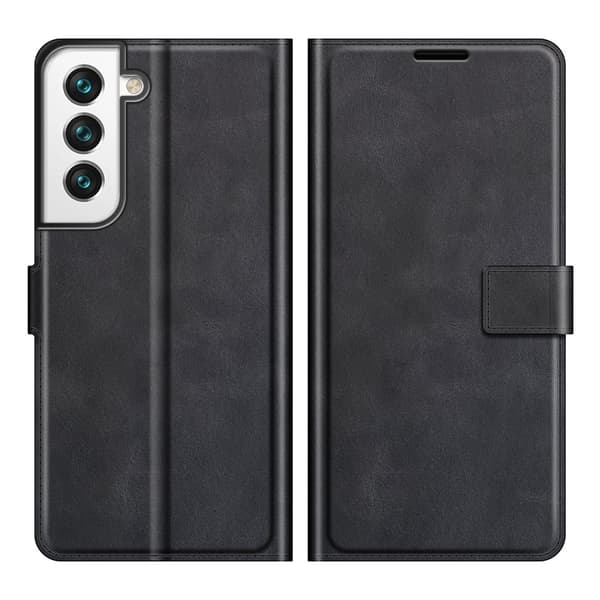 Leather Wallet Samsung Galaxy S22 Plus Black