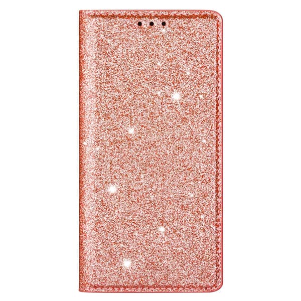 Glitter Plånboksfodral Samsung Galaxy S22 Plus Roséguld