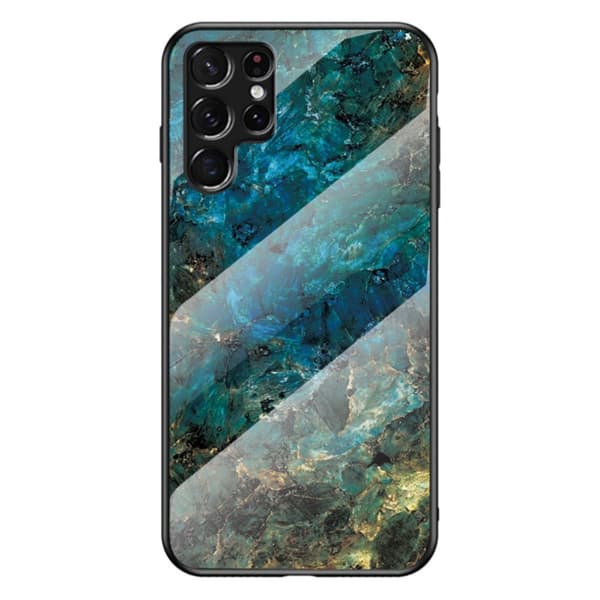 Samsung Galaxy S22 Ultra Skal Härdat Glas Emerald