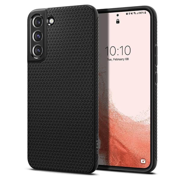 Spigen Galaxy S22 Case Liquid Air Black