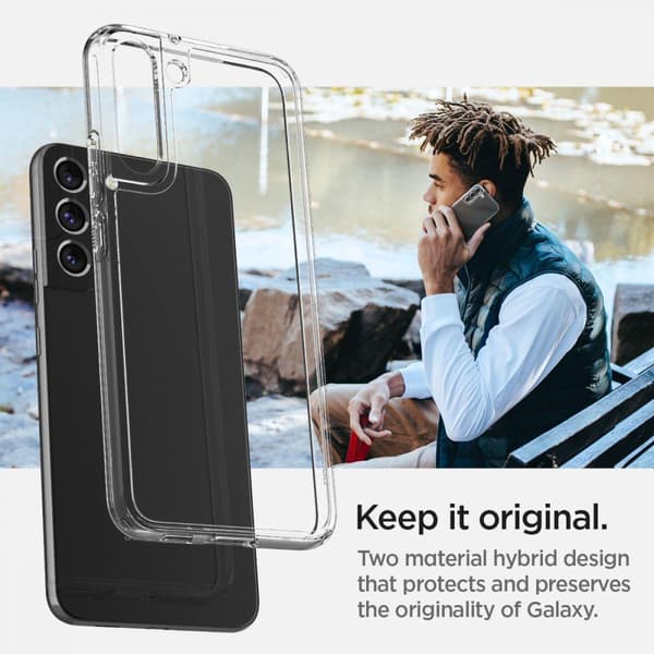 Spigen Galaxy S22 Case Ultra Hybrid Crystal Clear