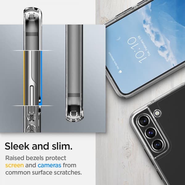 Spigen Galaxy S22 Case Ultra Hybrid Crystal Clear