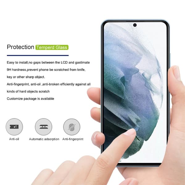 Mocolo Heltäckande Härdat Glas Skärmskydd Samsung Galaxy S22 Plus