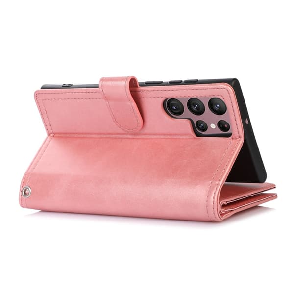 Plånboksfodral Multi-Slot Samsung Galaxy S22 Ultra Roséguld
