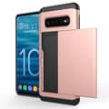 Miniatyrbild 2 av 3: Skal Med Kortfack Samsung Galaxy S10 Roséguld