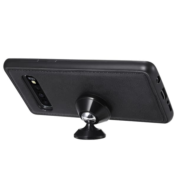 Magnet Leather Wallet Samsung Galaxy S10 Svart