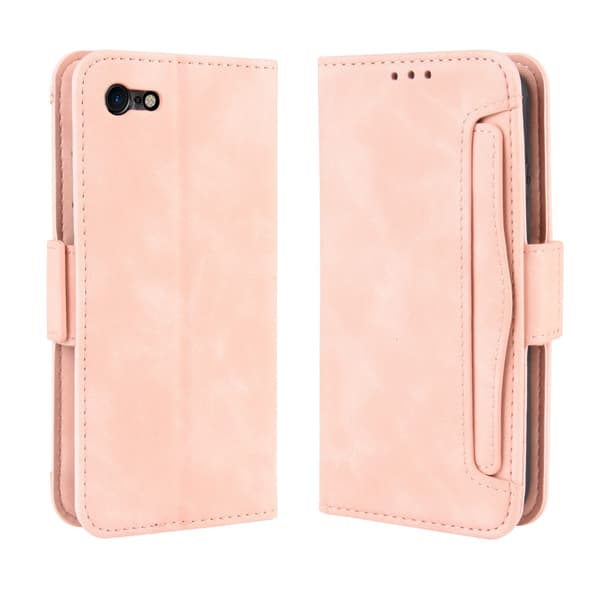 Multi Slot Plånboksfodral iPhone 7/8/SE Rosa