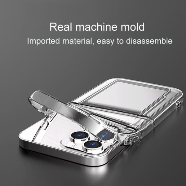 Skal Med Kortfack iPhone 14 Transparent