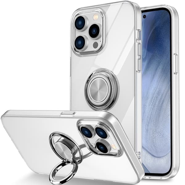 Skal Med Ringhållare iPhone 14 Pro Max Transparent