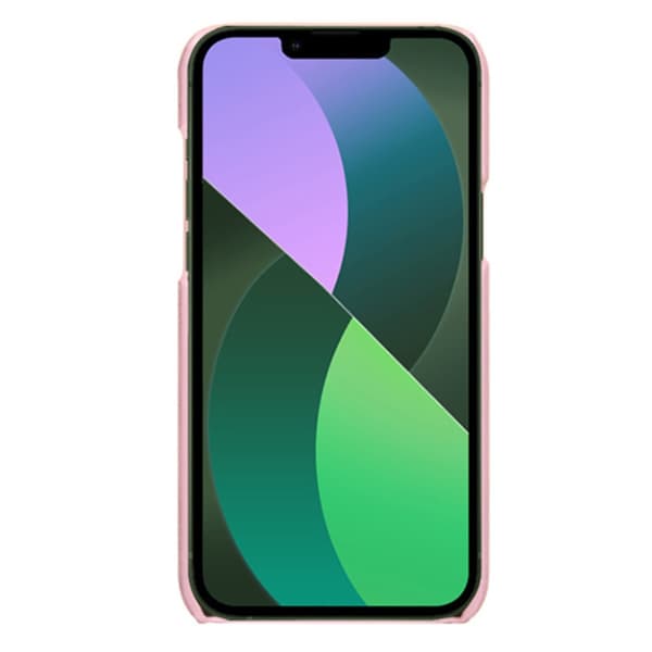 Läderskal Med Kortfack iPhone 14 Rosa