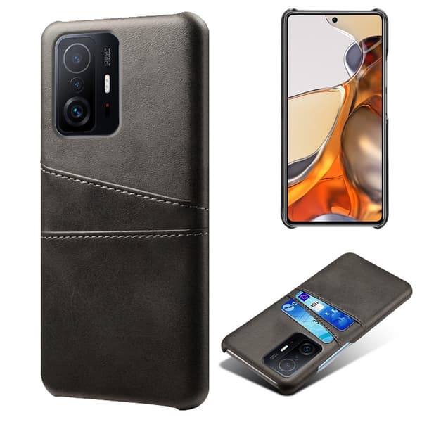 Läderskal Med Kortfack Xiaomi 11T/11T Pro Svart