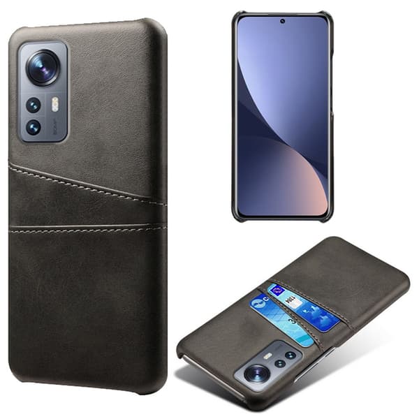 Läderskal Med Kortfack Xiaomi 12 Pro Svart