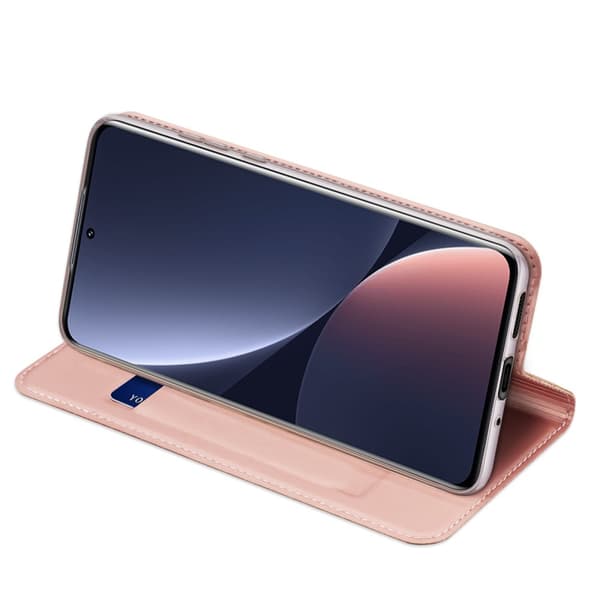 Dux Ducis Skin Pro Läderfodral Xiaomi 12 Pro Rosa