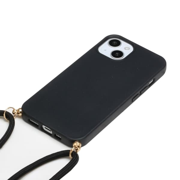 iPhone 14 Skal Halsband Svart