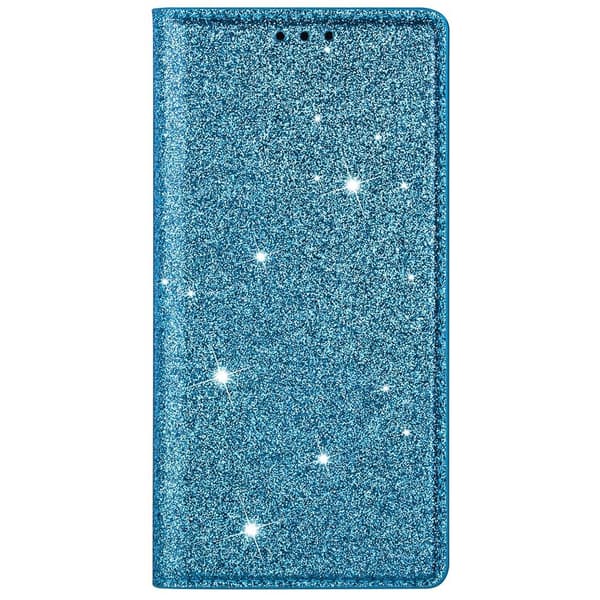 Glitter Plånboksfodral iPhone 14 Pro Max Blå