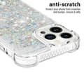 Miniatyrbild 4 av 5: Glitter Bling TPU Case iPhone 14 Pro Silver